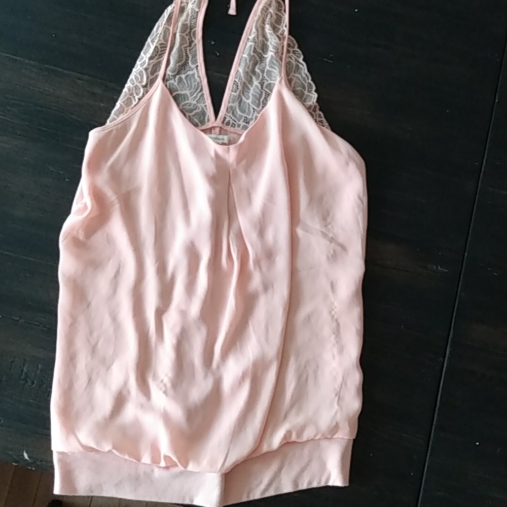 peach dressy tank top